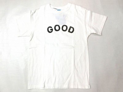 画像1: グッドオン　　S/SプリントTシャツ　 　GOOD(white×tetsuguro)