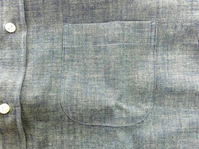 画像2: インディビジュアライズドシャツ  別注サイズL/S  CHAMBRAY       ブルー