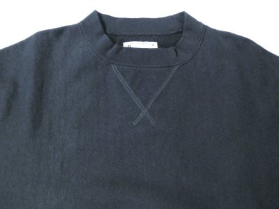 画像2: FELCO   12oz TERRY  INVERSE WEAVE V GUSSET SWEAT 　  BLACK