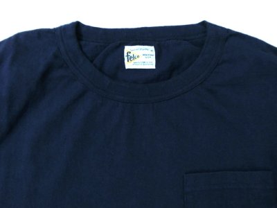 画像3: FELCO   L/S 7oz  BINDER NECK CREW POKET-T        ITALIAN NAVY