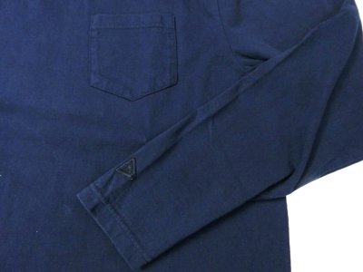 画像2: FELCO   L/S 7oz  BINDER NECK CREW POKET-T        ITALIAN NAVY