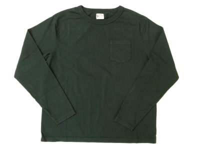 画像1: FELCO   L/S 7oz  BINDER NECK CREW POKET-T       BLACK