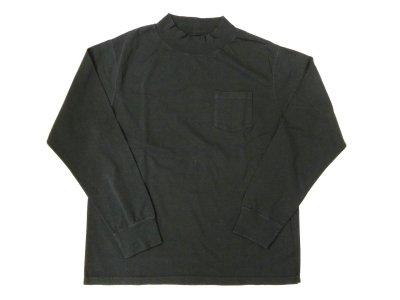 画像1: FELCO   L/S 7oz  MOCK NECK POCKET Tee          BLACK