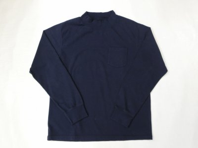 画像1: FELCO   L/S 7oz  MOCK NECK POCKET Tee          ITALIAN NAVY