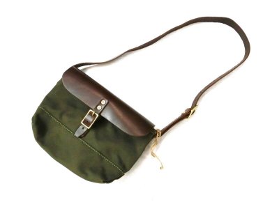 画像1: HERITAGE LEATHER　   MINI SHOULDER BAG　  別注カラー　PINE/PINE/BROWN LATIGO　　