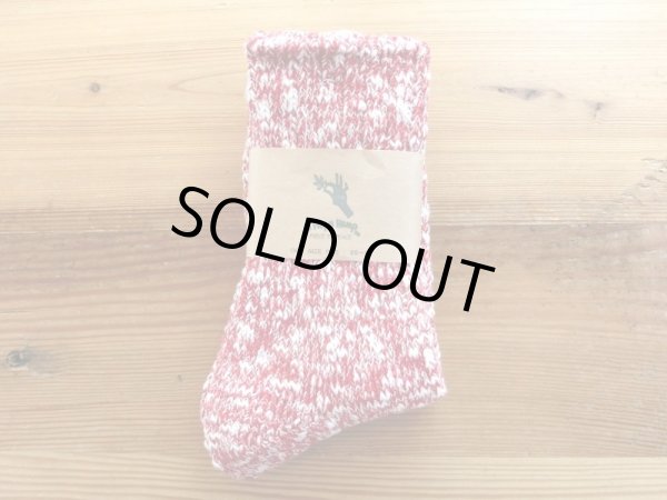 画像1: A HOPE HEMP　SHSX-007ヘンプソックス           レッドミックス (1)