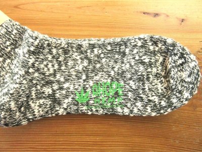 画像2: A HOPE HEMP　SHSX-007ヘンプソックス               オリーブミックス