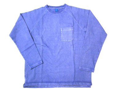 画像1: GOOD ON　L/S HVY RAGLAN ポケットTEE                 P-LT.PURPLE