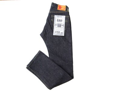 画像1: FOB FACTORY  F151-23 セルビッチ XXジーンズ       　ONE WASH