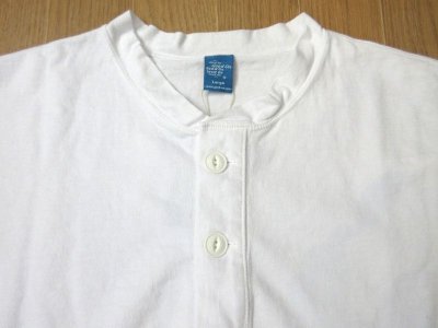 画像2: GOOD ON　L/S HVY    HENLEY TEE           　　WHITE