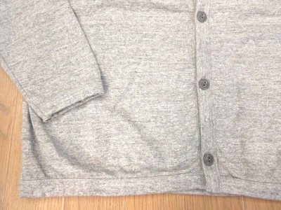 画像3: FELCO   L/S BINDER V NECK CARDIGAN         TWISTED GREY