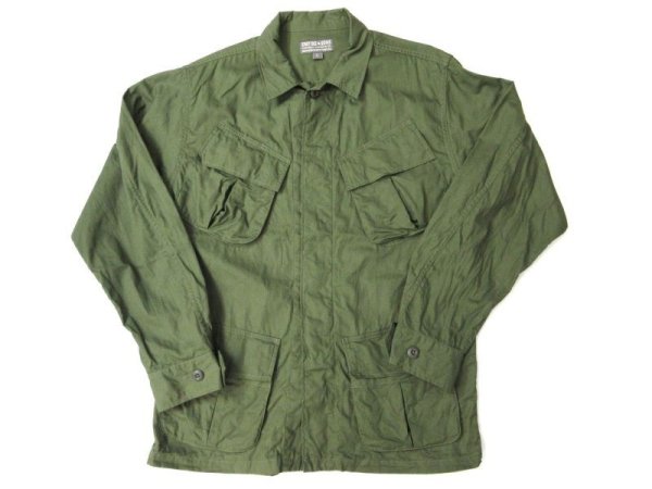 画像1: EMPIRE & SONS     JUNGLE FATIGUE JACKET POPLIN          OLIVE (1)