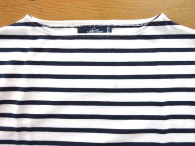 画像3: セントジェームスモーレ 7分袖ボーダー NEIGE/MARINE(白×紺)