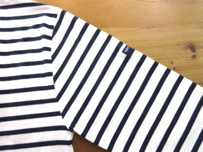 画像2: セントジェームスモーレ 7分袖ボーダー NEIGE/MARINE(白×紺)