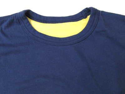 画像3: GOOD ON　　S/S BAVY REVERSIBLE  TEE　 　 　     NAVY/YELLOW