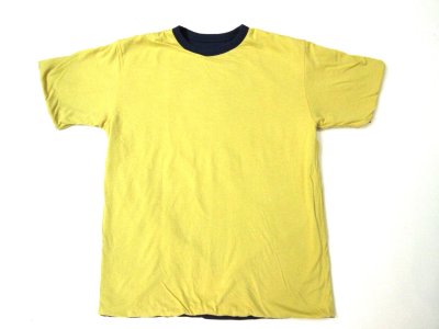 画像2: GOOD ON　　S/S BAVY REVERSIBLE  TEE　 　 　     NAVY/YELLOW