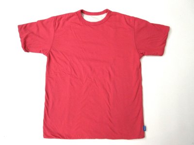 画像1: GOOD ON　　S/S BAVY REVERSIBLE  TEE　 　 　     FLAMINGO/NATURAL