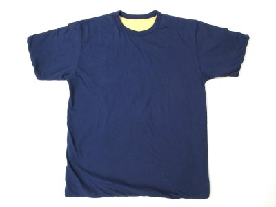 画像1: GOOD ON　　S/S BAVY REVERSIBLE  TEE　 　 　     NAVY/YELLOW