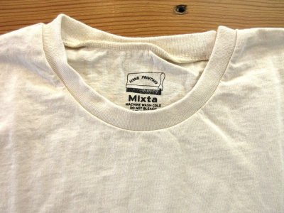 画像3: MIXTA 2023 SSプリントTシャツ　         LIFE      Natural (Black)   