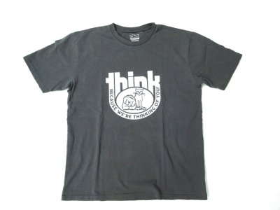 画像1: MIXTA 2023 SSプリントTシャツ          THINK       Vintage Black