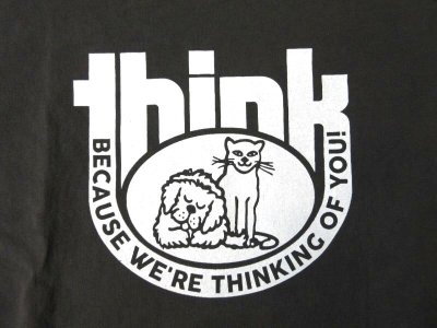 画像2: MIXTA 2023 SSプリントTシャツ          THINK       Vintage Black