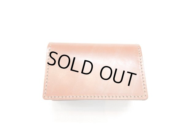 画像1: KC,S   カードケース(名刺入れ)   ブライドルレザー　　      　TAN (1)