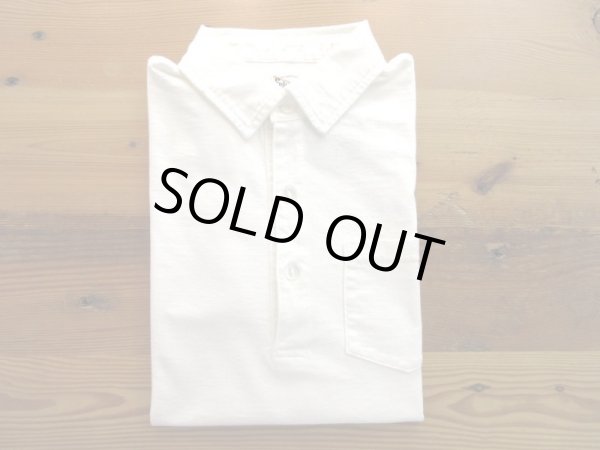 画像1: FELCO    S/S POLO SHIRT       7oz 18SINGLE JERSEY    - WHITE (1)