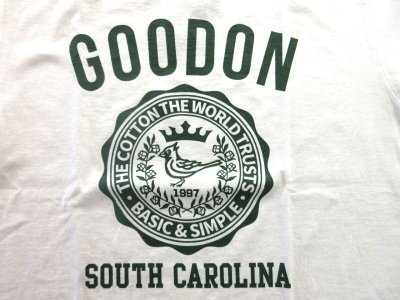 画像2: グッドオン　プリント 半袖クルーTシャツ    SAUTH CAROLINA          WHITE