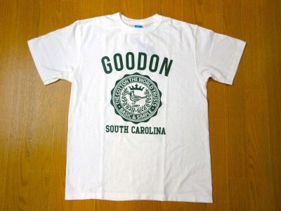 画像1: グッドオン　プリント 半袖クルーTシャツ    SAUTH CAROLINA          WHITE