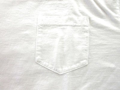 画像2: FELCO    S/S BINDER NECK POCKET TEE       7oz 18SINGLE JERSEY      WHITE