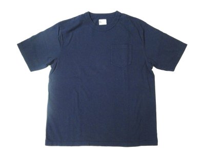 画像1: FELCO    S/S BINDER NECK POCKET TEE       7oz 18SINGLE JERSEY      ITALIAN NAVY  