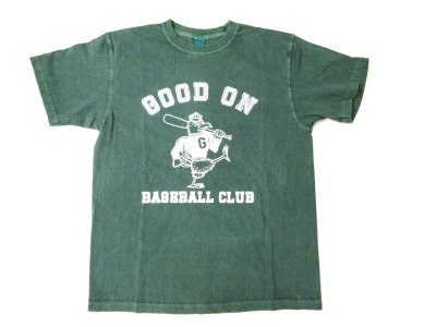 画像1: グッドオン　    BASEBALL CLUB   S/SプリントTEE　　　P-D.GREEN