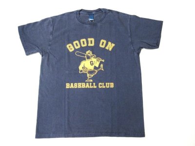 画像1: グッドオン　    BASEBALL CLUB   S/SプリントTEE　　　P-NAVY