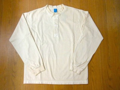 画像1: GOOD ON　L/S HVY    HENLEY TEE           　　P-NATURAL