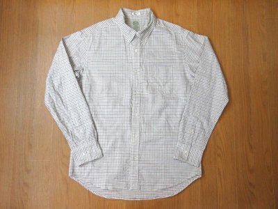 画像1: KEATON CHASE    L/S CLASSIC FIT  BD SHIRTS       TATTERSALE( WHITE/BLUE/BLACK)