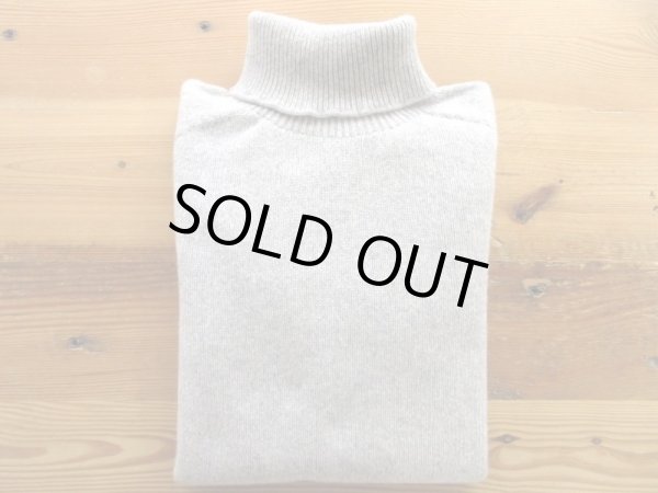 画像1: HARLEY  OF SCOTLAND    カシミア混タートルネックセーター　　CENERE(ライトグレー) (1)