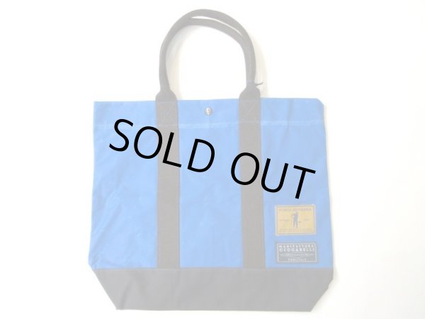 画像1: MANIFATTURA CECCARELLI       　  TOTE BAG        　　MID.BLUE (1)