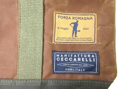 画像3: MANIFATTURA CECCARELLI         TOTE BAG         DK.BROWN