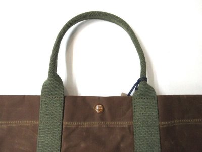 画像1: MANIFATTURA CECCARELLI         TOTE BAG         DK.BROWN