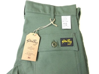 画像3: STAN RAY   　4 POCKET FATIGUE PANTS 　　   OLIVE SATEEN