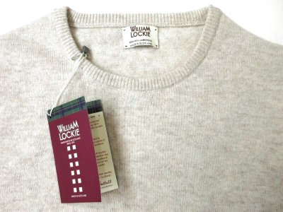 画像2: ウィリアムロッキー 　ラムウール   クルーネックセーター　    LINEN