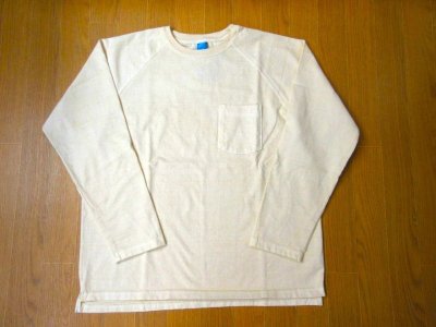 画像1: GOOD ON　L/S HVY RAGLAN ポケットTEE                 P-NATURAL