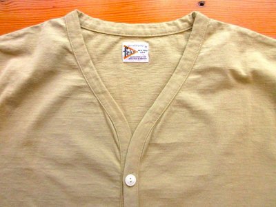 画像2: FELCO   L/S BINDER V NECK CARDIGAN         BEIGE