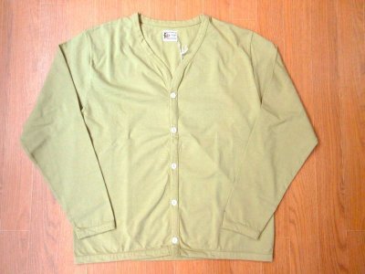 画像1: FELCO   L/S BINDER V NECK CARDIGAN         BEIGE