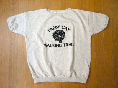 画像1: MIXTA    　S/S プリント スウェット　　　　TABBY CAT(ASH)