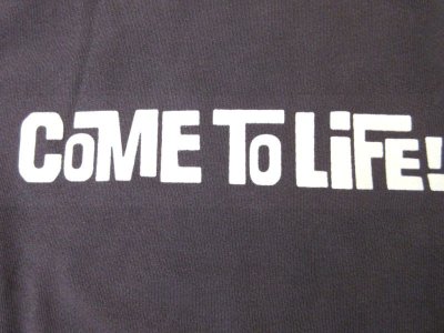 画像2: MIXTA    　S/S プリント スウェット　　　　LIFE(VINTAGE BLACK)