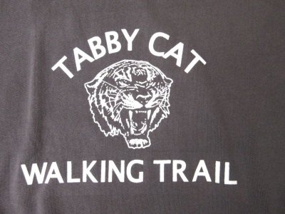 画像2: MIXTA    　S/S プリント スウェット　　　　TABBY CAT(VINTAGE BLACK)