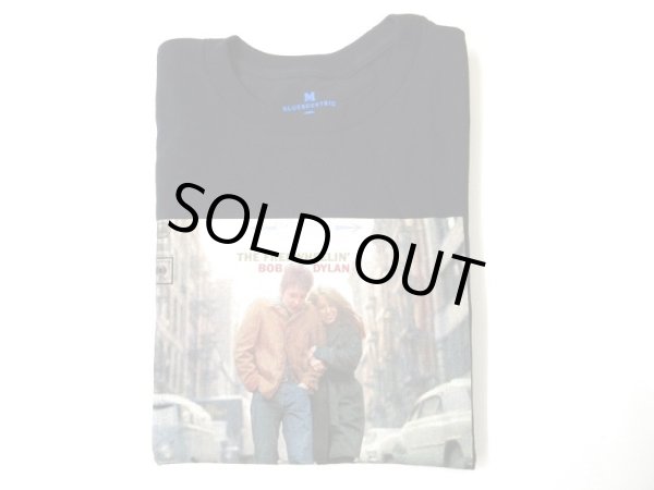 画像1: BLUESCENTRIC    THE FREEWHEELIN' BOB DYLAN  L/S Tシャツ　　　BLACK (1)
