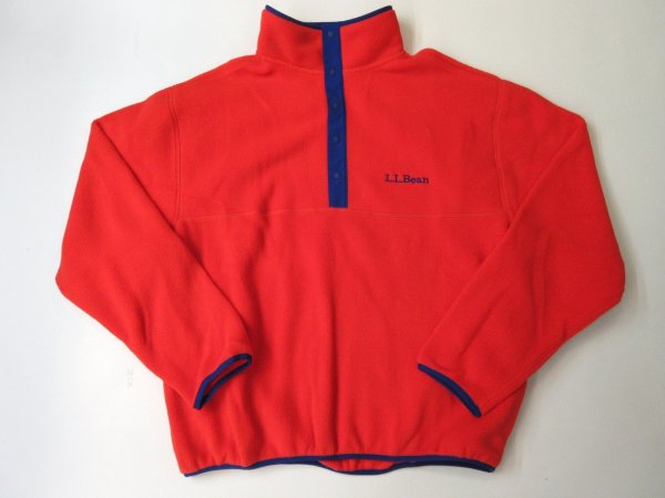 画像1: L.L.Bean   　Classic Fleece Pullover      Lobster Red (1)