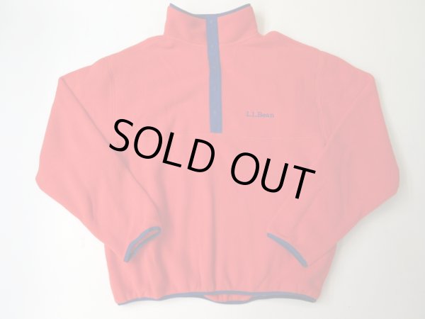 画像1: L.L.Bean    Classic Fleece Pullover      Lobster Red (1)